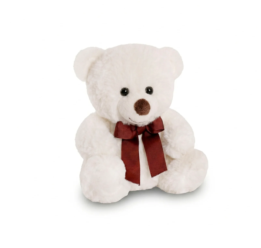 Toby Relay Teddy White (25cmST)
