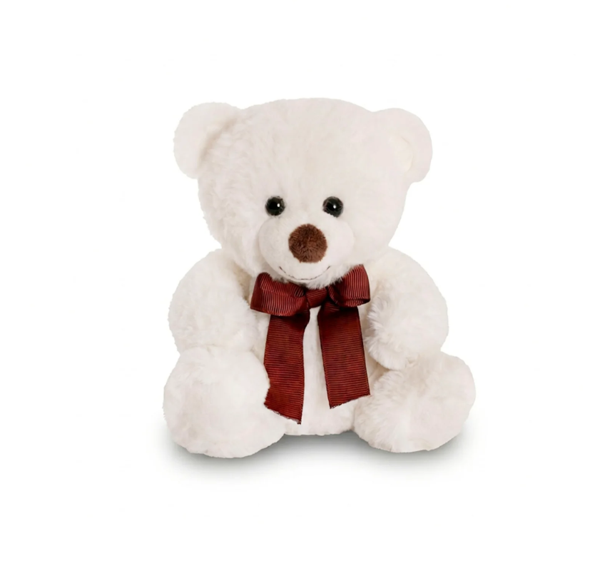 Toby Relay Teddy White (20cmST)