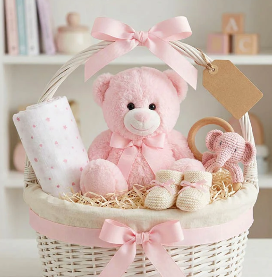 Teddy Bear Toby Soft Pink (15cm.ST)