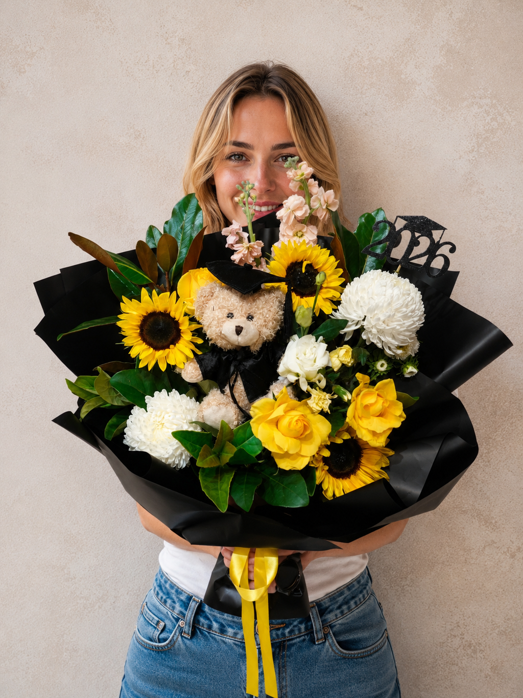 Golden Horizons Graduation Bouquet