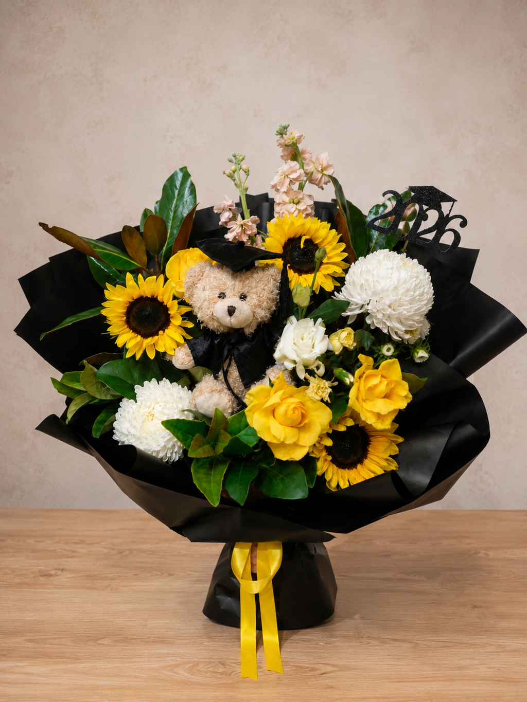Golden Horizons Graduation Bouquet
