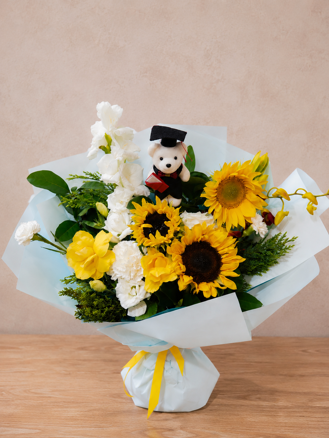 Blue Skies Ahead Graduation Bouquet