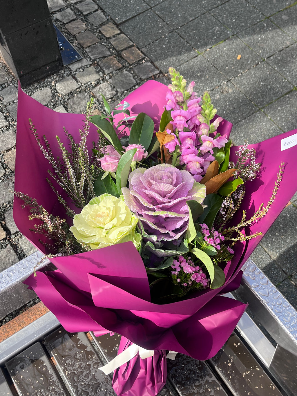Winter Ruffle — Flowering Kale Bouquet
